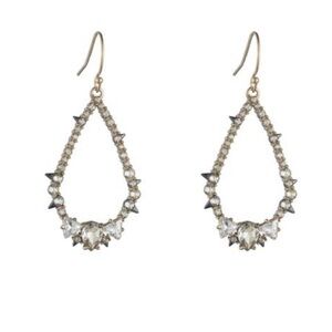 ALexis Bittar Crystal Encrusted Tear Drop Earrings